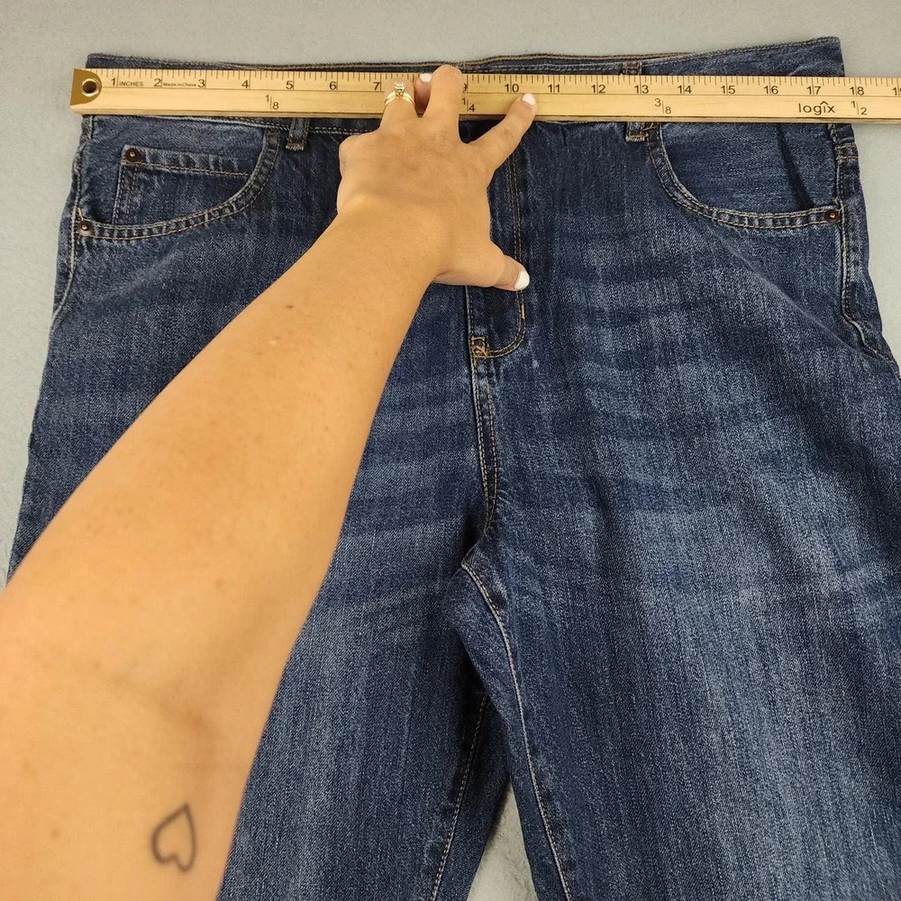 The Children's Place Jeans Boys 20 Husky Blue Bootcut Relaxed Denim NWT Casual